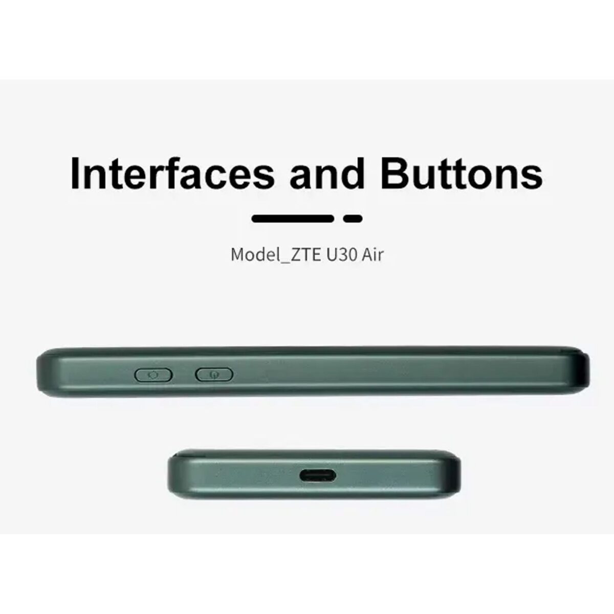 1235-2 مودم جیبی 5G/4G بی سیم مدل ZTE U30 Air - لپ تاپ بانه